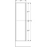 Шкаф-пенал GEBERIT ACANTO 500.638.JK.2 22 см
